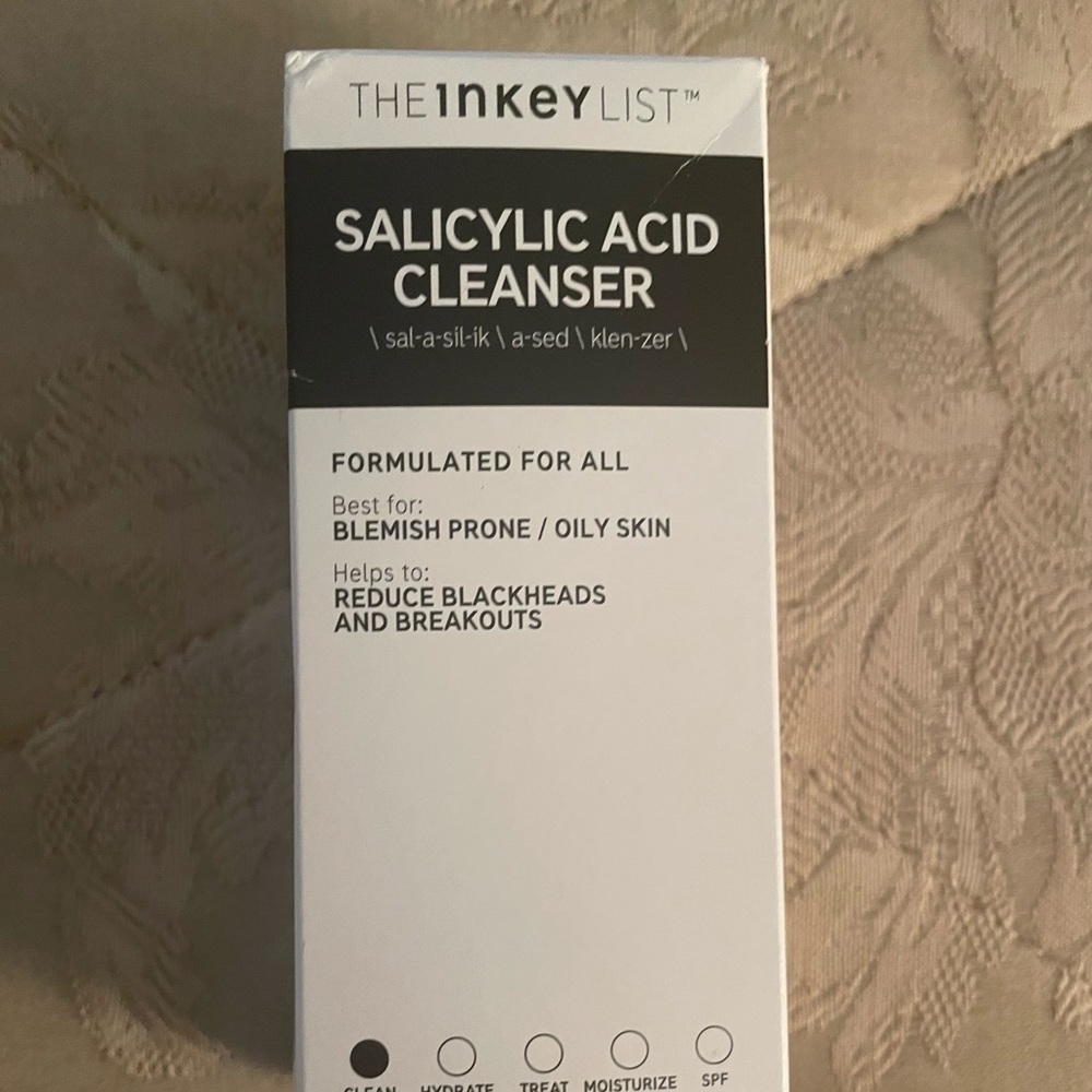 NIB The Inkey List Salicylic Acid Cleanser 5 oz
